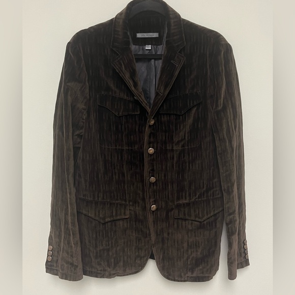 John Varvatos Collection velvet button front jacket. Size EU 48 USA 38 - Picture 7 of 14